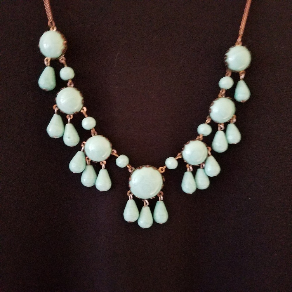 Turquoise statement necklace